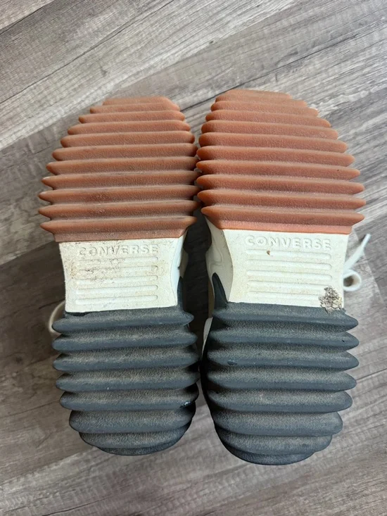 Converse Run Star Motion Platform High Top Sneakers Sand Dune Women’s 6.5 - Picture 7 of 8